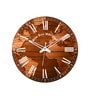 Eros Brown Engineered Wood Wall Clock