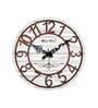 Ryan Multicolour Engineered Wood Wall Clock