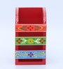 Multicolour Engineered Wood Pen Stand