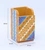 Multicolour Engineered Wood Pen Stand