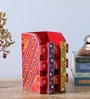 Multicolour Engineered Wood Pen Stand