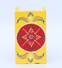 Yellow & Red Engineered Wood Pen Stand