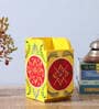 Yellow & Red Engineered Wood Pen Stand