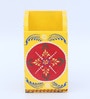 Yellow & Red Engineered Wood Pen Stand