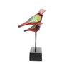 Bird Multicolour Engineered Wood Figurine