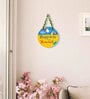 Multicolour Engineered Wood Wall Hanging