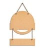 Multicolour Engineered Wood Wall Hanging