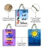Multicolour Engineered Wood Wall Hanging