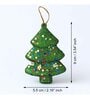 Multicolour Sparkyl (Set of 4) Christmas Tress Hanging Ornaments