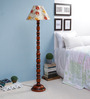 Multicolour Fabric Floor Lamp