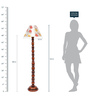 Multicolour Fabric Floor Lamp