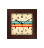 Geometrical Multicolour Fiber Square Wall Clock