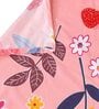 Pink Floral 210 TC Poly Cotton 1 Single Bedhseet with 1 Pillow Cover