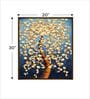 The Martial Functional Multicolor Canvas Framed Floral Art Print
