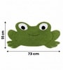 Multicolour Frpppy Frog 29x22 Inches Anti Skid Shape Rug