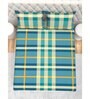 Geometric 210 TC Microfiber 1 Bedsheet,  2 Pillow Covers Cider Queen Collection