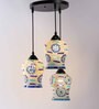 Horus Multicolour Glass Cluster Hanging Light