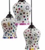 Xavier Multicolour Glass Cluster Hanging Light