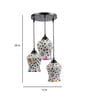 Xavier Multicolour Glass Cluster Hanging Light