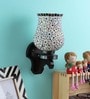 Multicolour Glass And Wood Wall Light