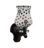 Fergal Multicolour Glass and Wood Wall Sconces