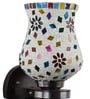 Fergal Multicolour Glass and Wood Wall Sconces