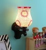 Creative Multicolour Glass and Wood Wall Sconces