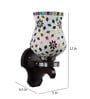 Fergal Multicolour Glass and Wood Wall Sconces