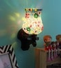 Fergal Multicolour Glass and Wood Wall Sconces