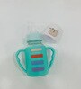 Multicolour Glass Baby Feeding Bottle with Handle 120ml (Pink, Blue, Green Assorted)