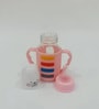 Multicolour Glass Baby Feeding Bottle with Handle 120ml (Pink, Blue, Green Assorted)