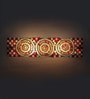 Shea Red & White Glass Bath Lights