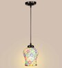 Glorious Multicolour Glass Hanging Light