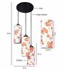 Manchester Multicolour Cloth Cluster Hanging Light