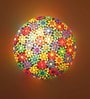 Midwest Multicolor Glass Ceiling Flush Mount
