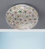 Midwest Multicolor Glass Ceiling Flush Mount