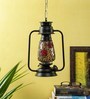 Multicolour Glass Lantern