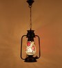 Multicolour Glass Lantern