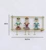 Multicolour Hand Painted  Musician Doll Frame Wall Art