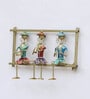 Multicolour Hand Painted  Musician Doll Frame Wall Art