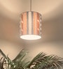 Ikat Print Drum Lampshade