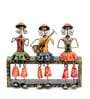 Multicolour Iron Decorative Musician Figurine