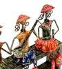 Multicolour Iron Decorative Musician Figurine