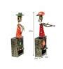 Multicolour Iron Decorative Musician Figurine Set of 2