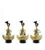 Multicolour Iron Decorative Musician Set of 3