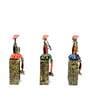 Multicolour Metal Decorative Musician Figurine Set of 3