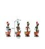 Multicolour Iron Decorative Musician Figurine Set Of 4