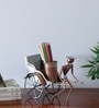 Bicycle Cart Multicolour Iron Pen Holder