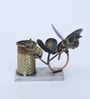 Butterfly Multicolour Iron Pen Holder