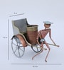 Bicycle Cart Multicolour Iron Pen Holder